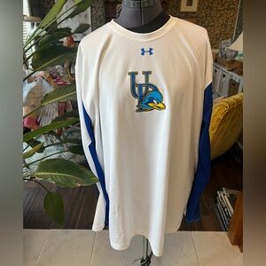 University of Delaware Under Armour Long Sleeve performance Shirt size XL